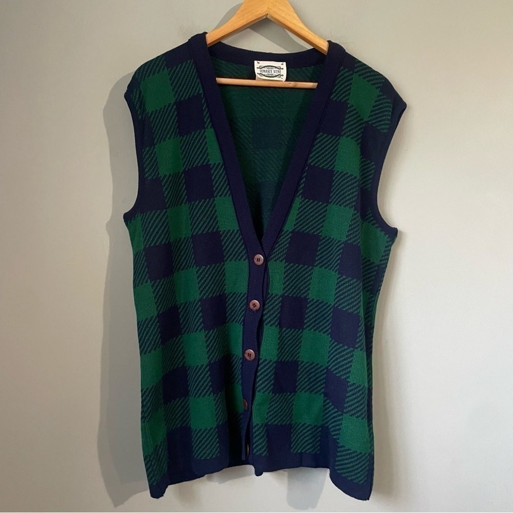 Separate Scene vintage knitted vest size large